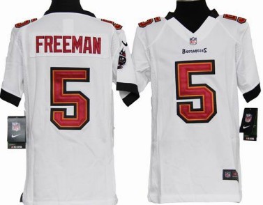 Nike White youths Tampa Bay Buccaneers 5 Josh Freeman Game Jersey